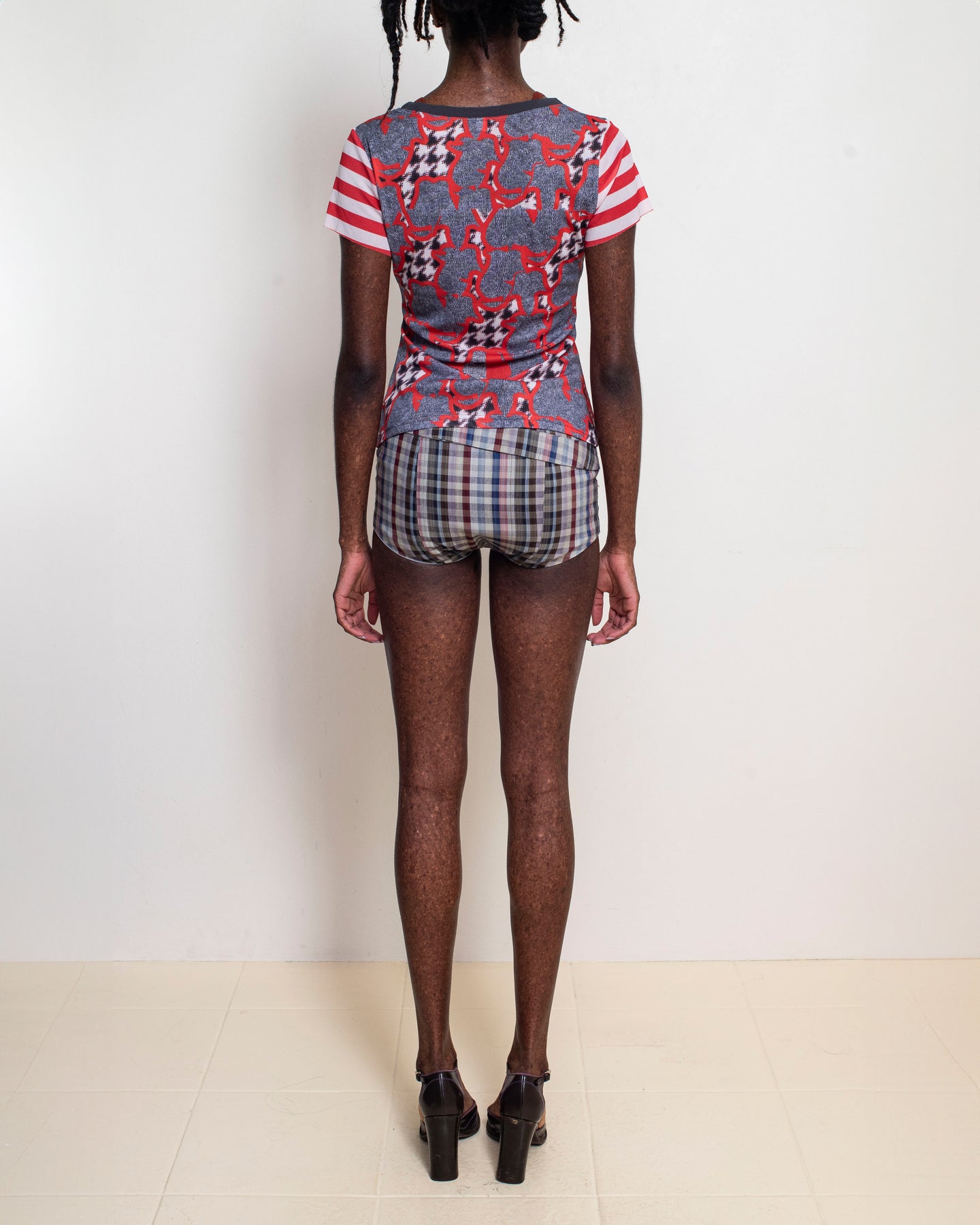 Plaid Sedgwick Belted Tap Short